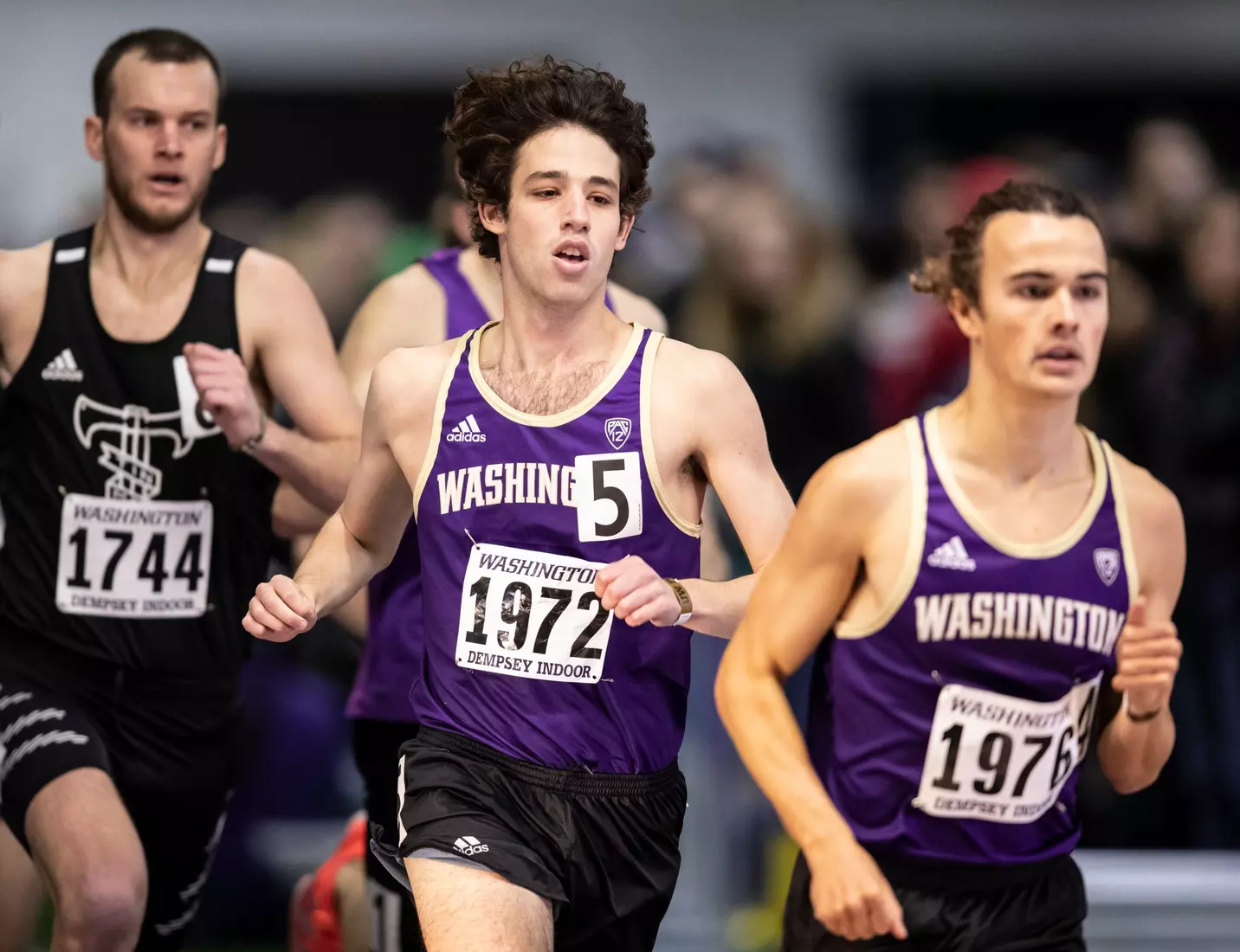 University of Washington track team hosts the 2020 Indoor Preview at the Dempsey Center on Saturday, January 18, 2020, in Seattle.