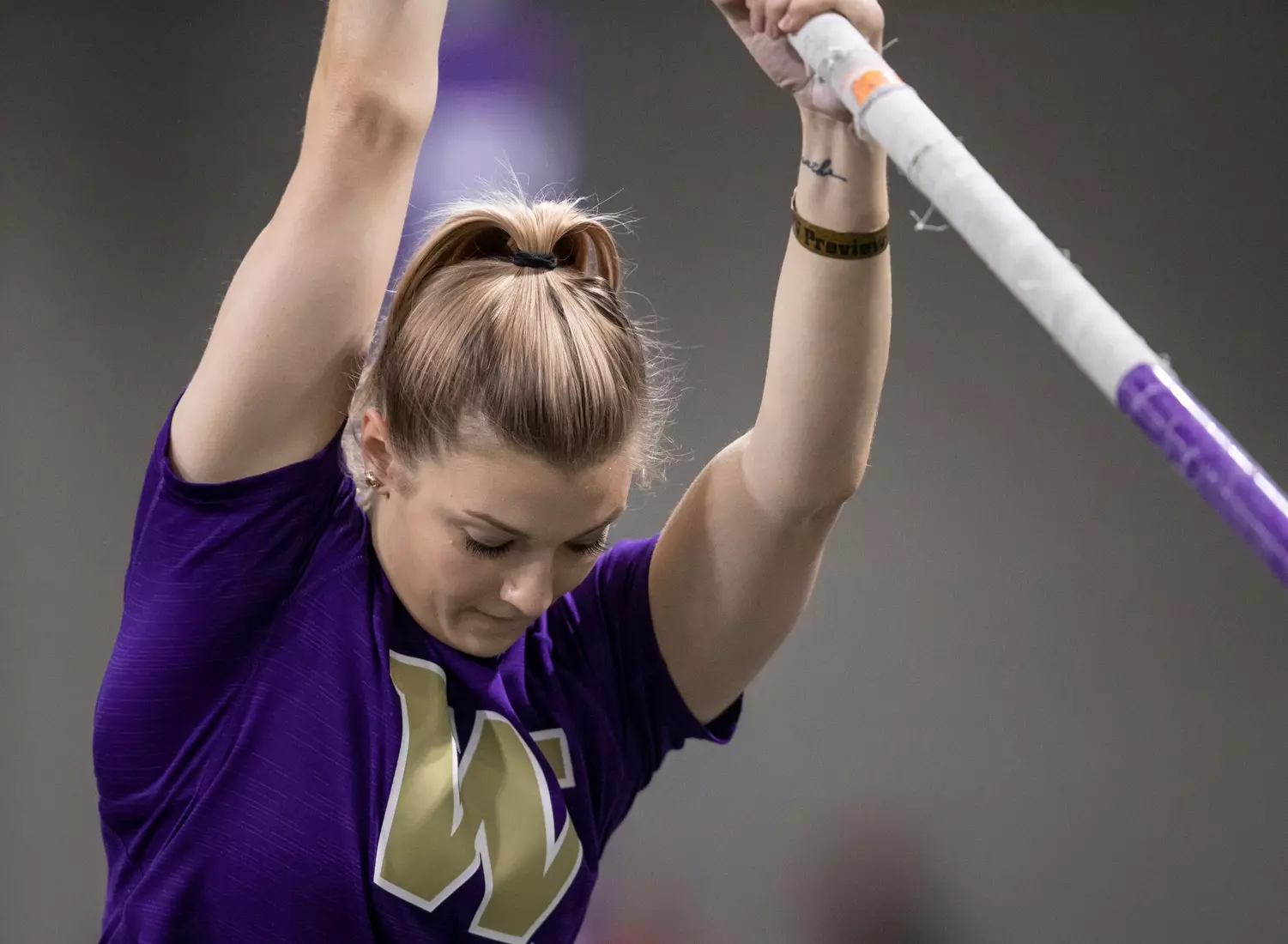 University of Washington track team hosts the 2020 Indoor Preview at the Dempsey Center on Saturday, January 18, 2020, in Seattle.