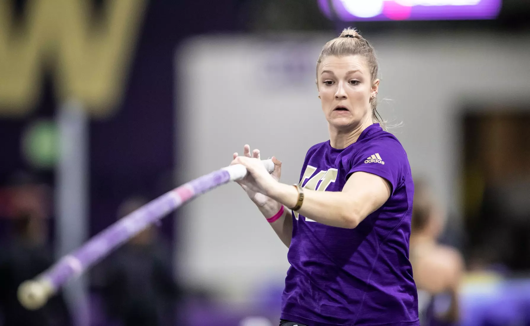 University of Washington track team hosts the 2020 Indoor Preview at the Dempsey Center on Saturday, January 18, 2020, in Seattle.