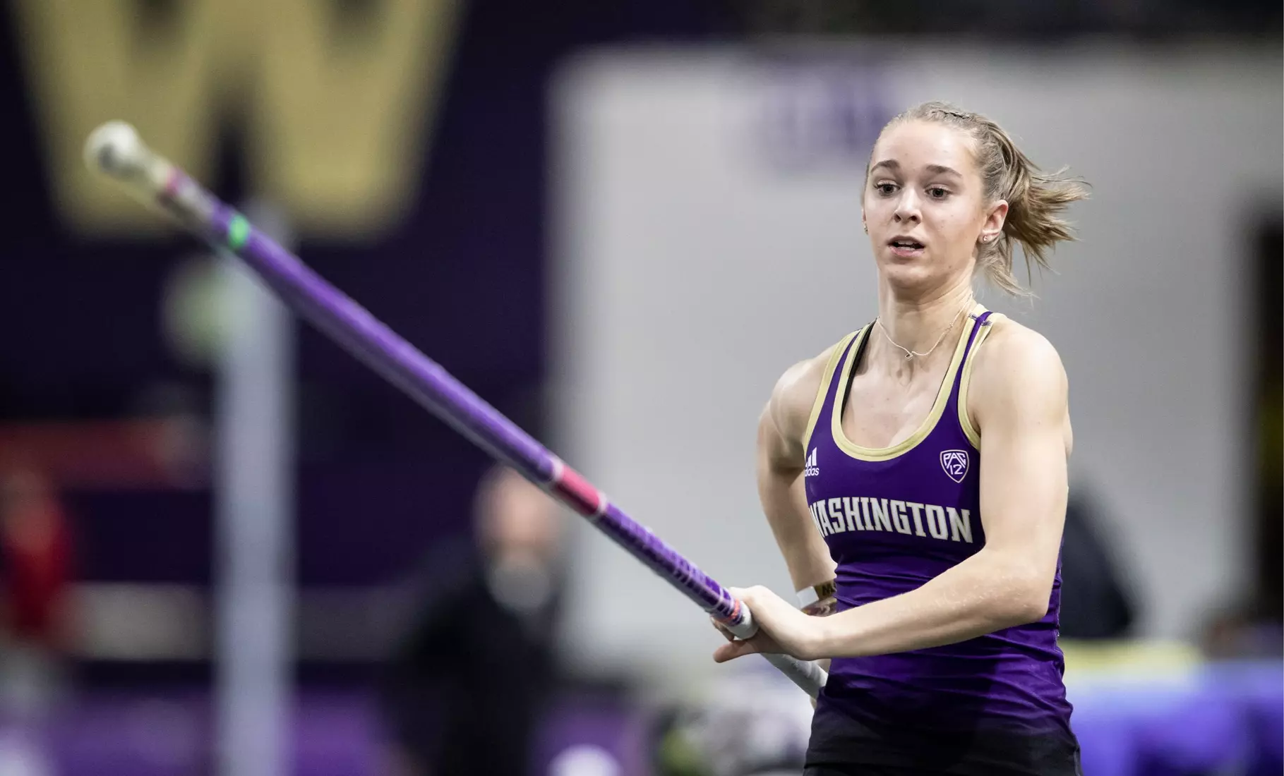 University of Washington track team hosts the 2020 Indoor Preview at the Dempsey Center on Saturday, January 18, 2020, in Seattle.