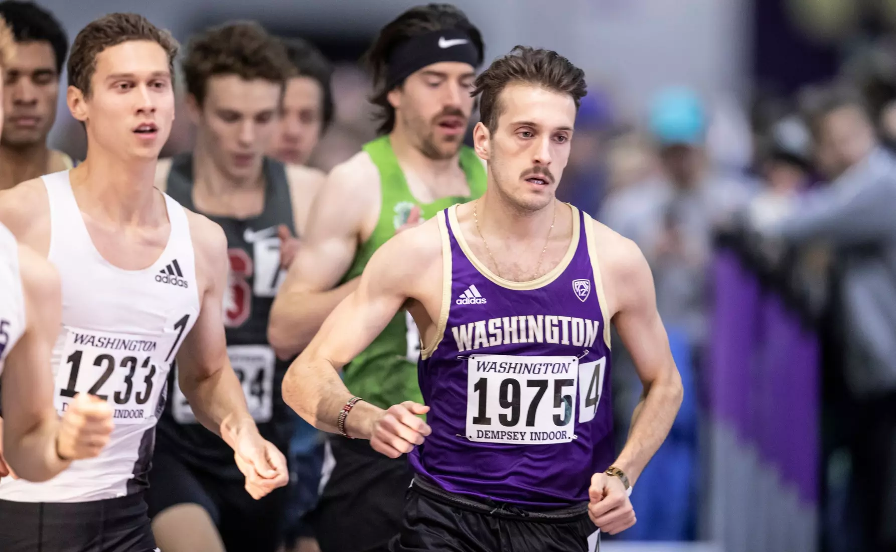University of Washington track team hosts the 2020 Indoor Preview at the Dempsey Center on Saturday, January 18, 2020, in Seattle.