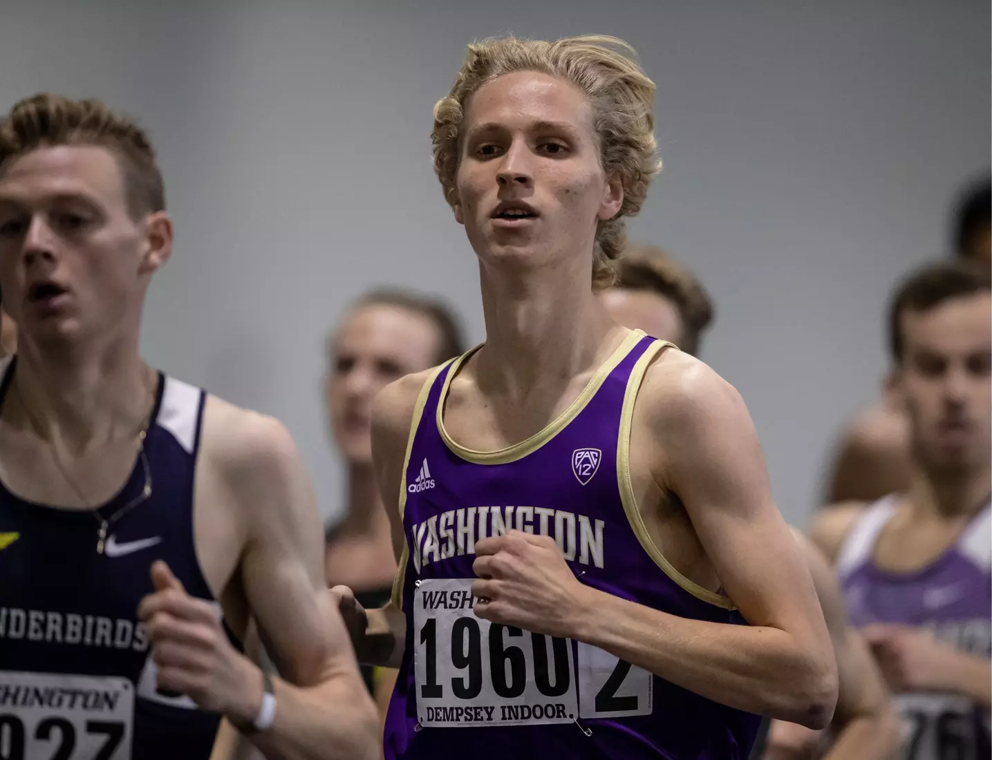 University of Washington track team hosts the 2020 Indoor Preview at the Dempsey Center on Saturday, January 18, 2020, in Seattle.