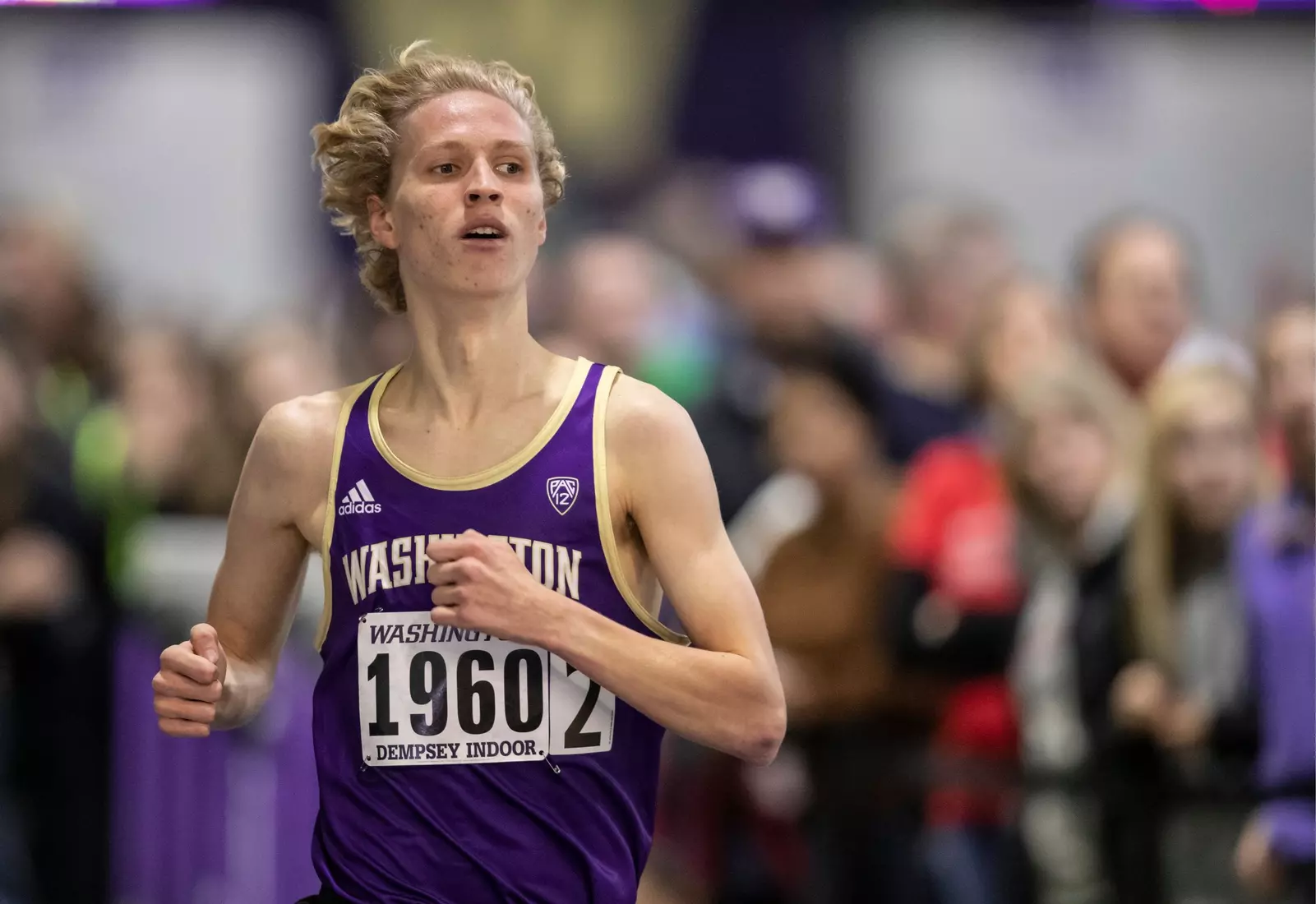 University of Washington track team hosts the 2020 Indoor Preview at the Dempsey Center on Saturday, January 18, 2020, in Seattle.