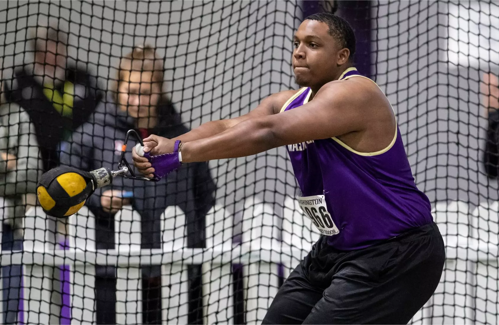 University of Washington track team hosts the 2020 Indoor Preview at the Dempsey Center on Saturday, January 18, 2020, in Seattle.