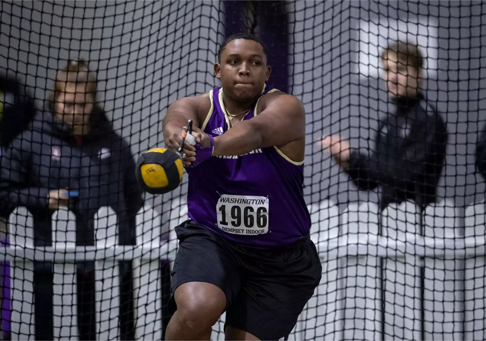 University of Washington track team hosts the 2020 Indoor Preview at the Dempsey Center on Saturday, January 18, 2020, in Seattle.