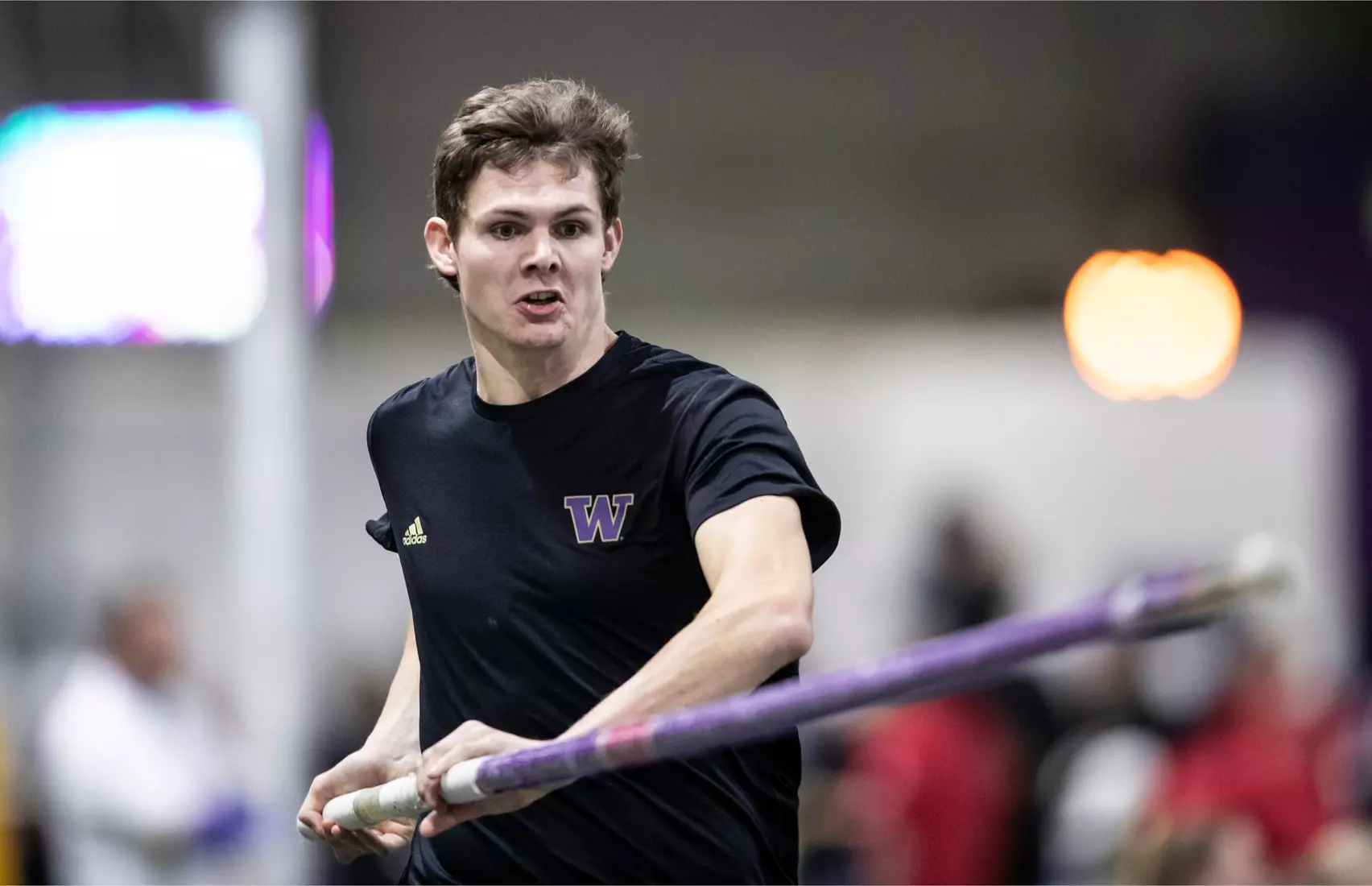 University of Washington track team hosts the 2020 Indoor Preview at the Dempsey Center on Saturday, January 18, 2020, in Seattle.