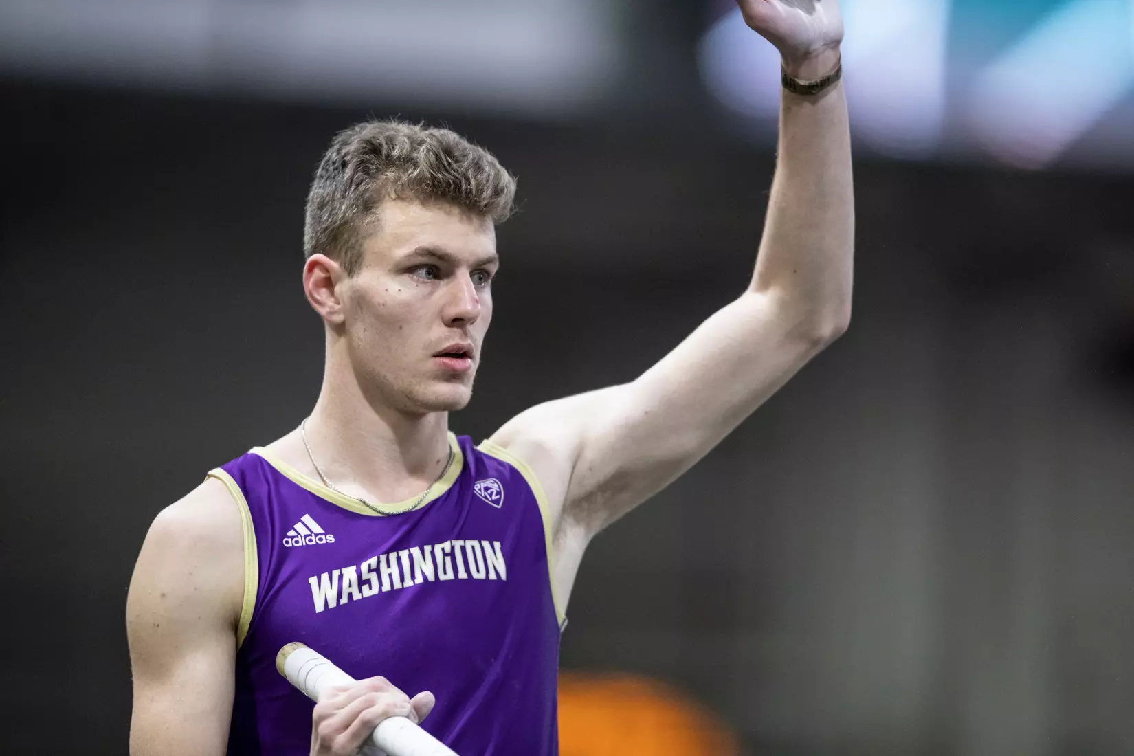University of Washington track team hosts the 2020 Indoor Preview at the Dempsey Center on Saturday, January 18, 2020, in Seattle.