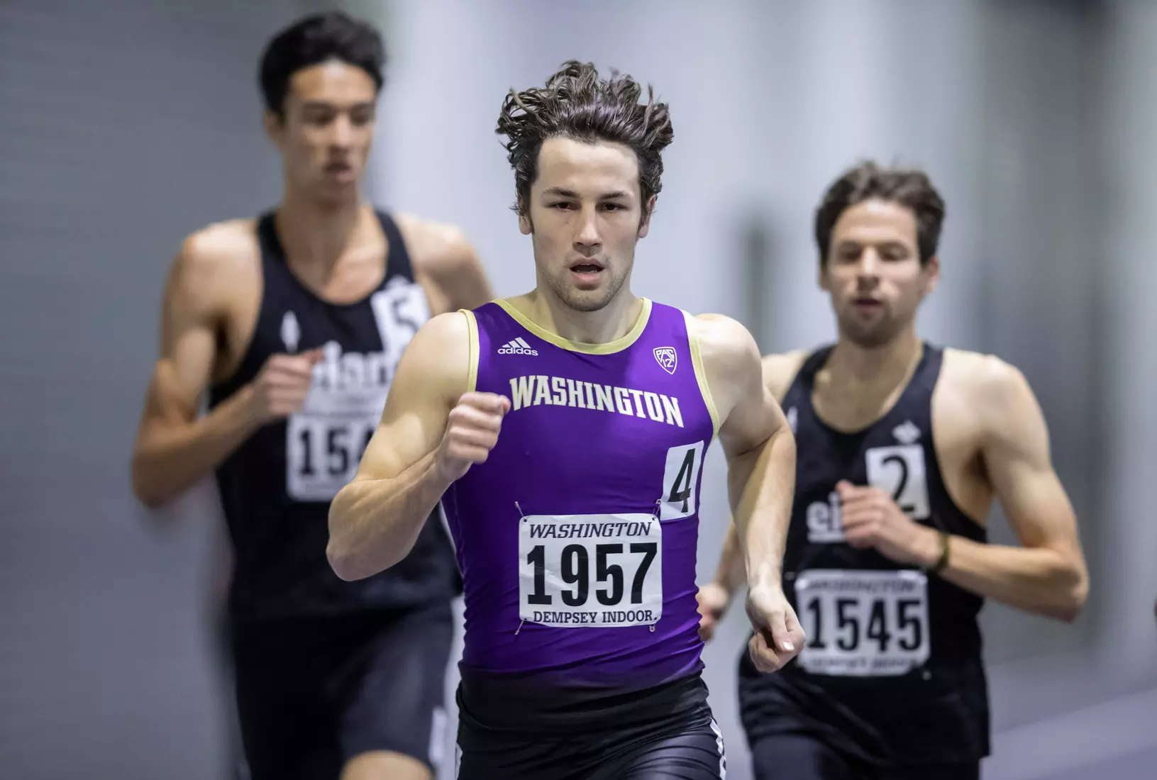 University of Washington track team hosts the 2020 Indoor Preview at the Dempsey Center on Saturday, January 18, 2020, in Seattle.