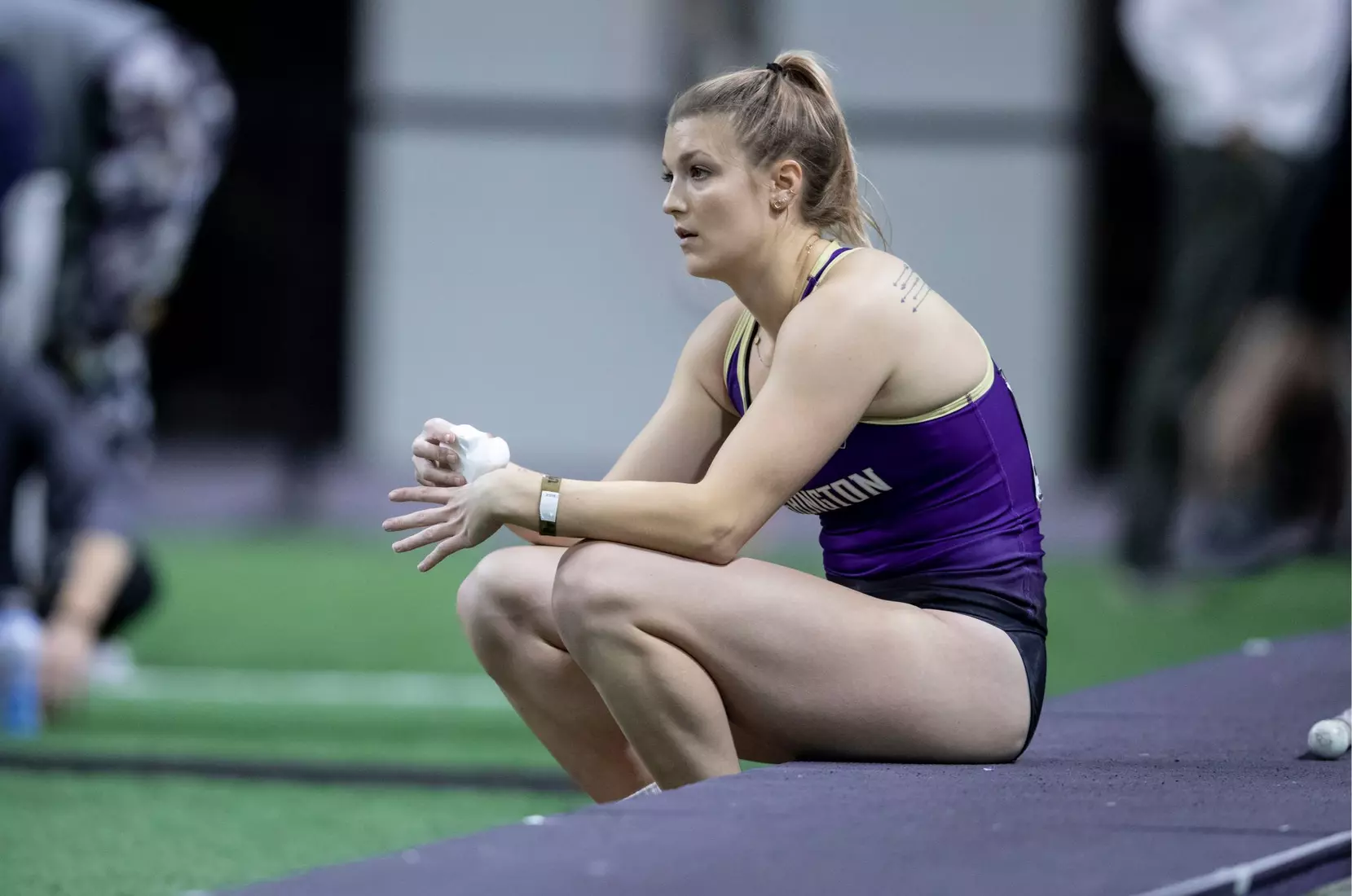 University of Washington track team hosts the 2020 Indoor Preview at the Dempsey Center on Saturday, January 18, 2020, in Seattle.