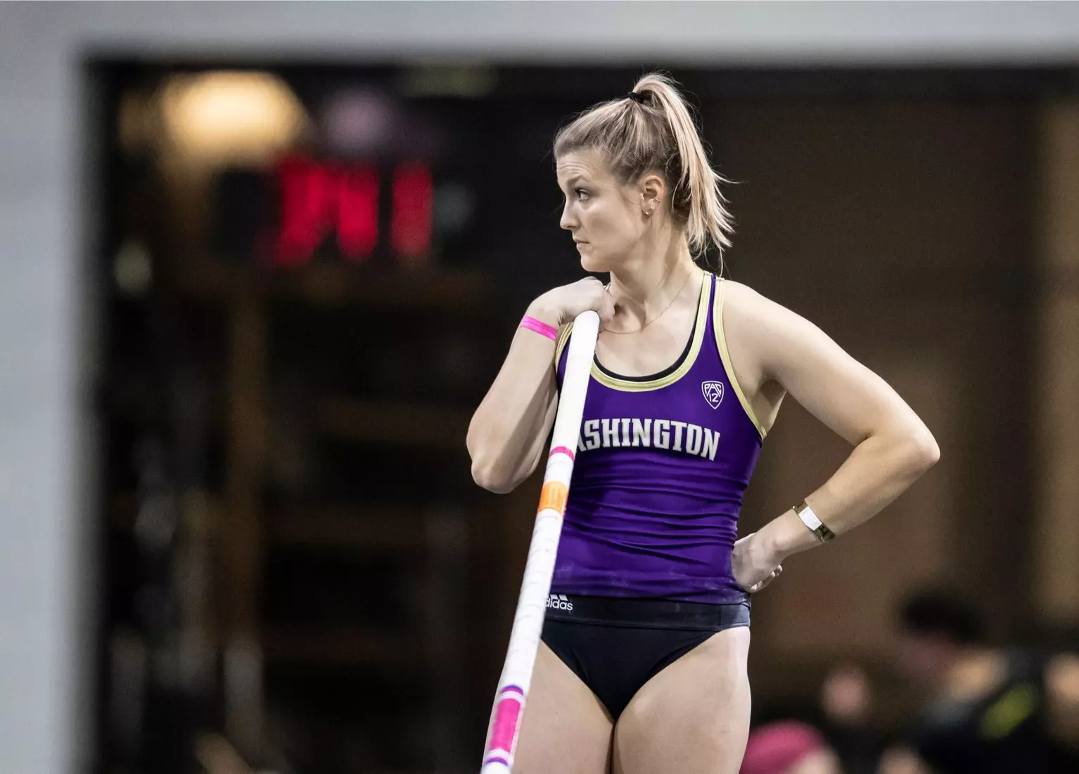 University of Washington track team hosts the 2020 Indoor Preview at the Dempsey Center on Saturday, January 18, 2020, in Seattle.