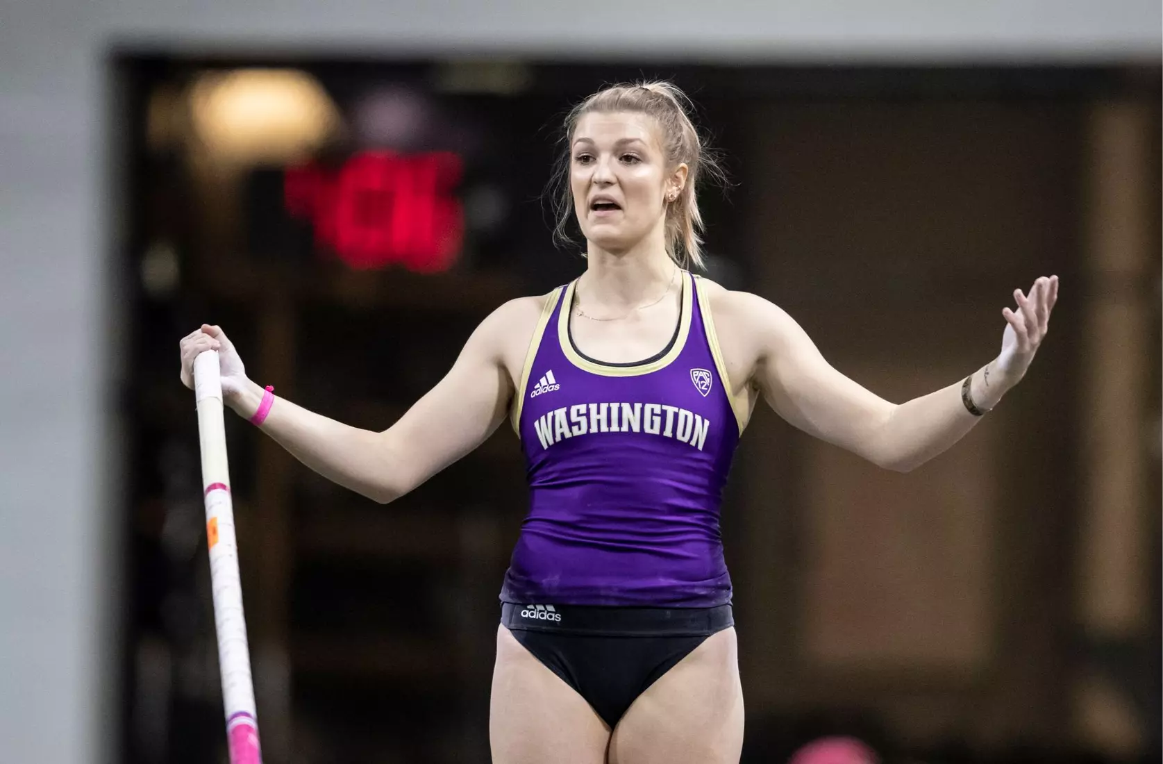 University of Washington track team hosts the 2020 Indoor Preview at the Dempsey Center on Saturday, January 18, 2020, in Seattle.