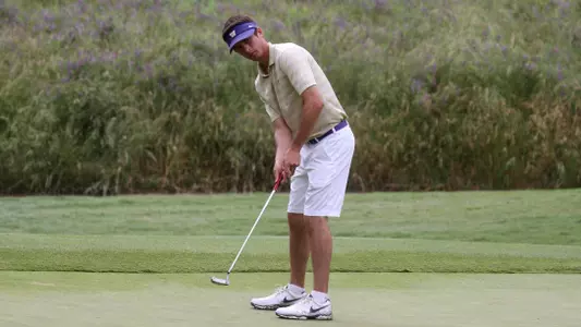 Trevor Simsby during the second round of the NCAA Championship at Capital City C