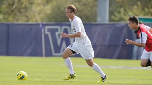 Moberg, James - The University of Washington men's soccer team hosts during the