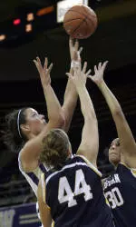 Huskies Cruise To 92-57 Exhibition Win Over Corban