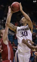 It's Never Easy. Suggs, Huskies Survive WSU 64-62