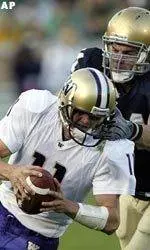 Huskies Fall To Notre Dame, 38-3