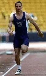 Huskies' Hooker is 6th in 200 meters and Predmore Places 7th in Decathlon at NCAA Track Meet