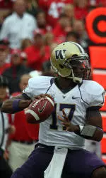 Gritty Huskies Can't Overcome Sea Of Red Surging Against Them In 51-38 Loss At Nebraska