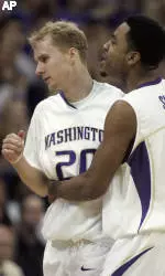 Brockman's Double-Double Leads Huskies to First Pac-10 Win
