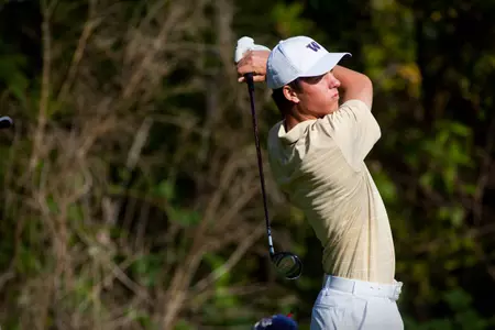 Trevor Simsby during the Kikkor Golf Husky Invitational. (photo by Rob Sumner/Re
