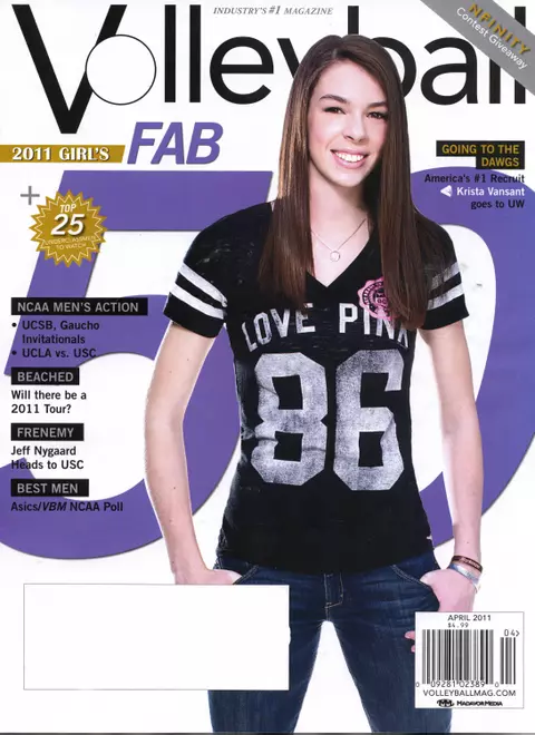 Krista Vansant Volleyball Magazine