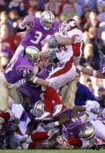 Four Husky Football Games Selected for Television