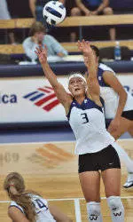 Volleyball Sweeps Washington State