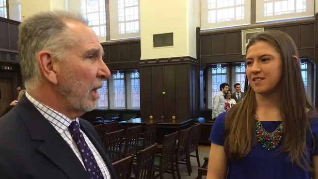 Even UW President Young Wowed By Soccer?s Megan Kufeld