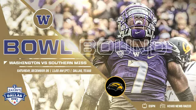 Huskies Headed to Zaxby's Heart of Dallas Bowl