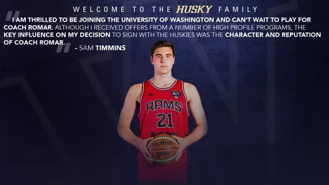 UW Signs Top New Zealand Center Sam Timmins to 2016 Class