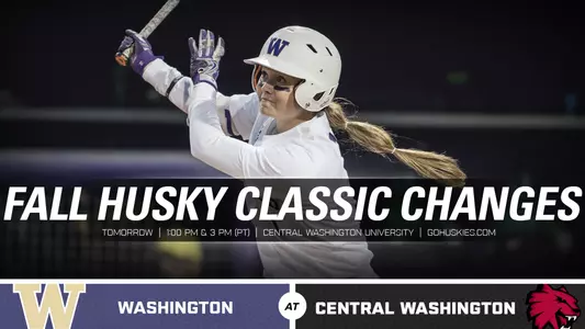 Fall Husky Classic Changes
