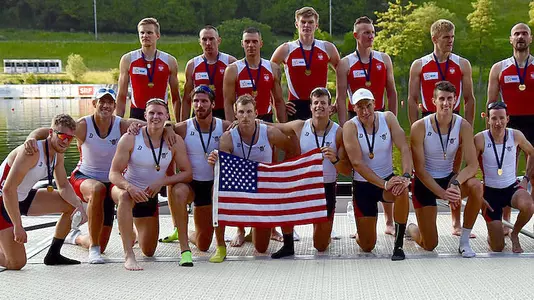 US men's eight at Lucerne 2016