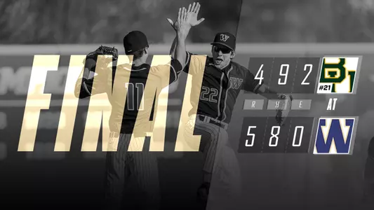 Final Graphic: UW 5, Baylor 4
