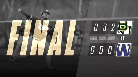 Final Graphic: UW 6, Baylor 0