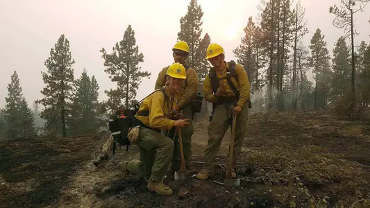 Katy Gillingham fire fighter