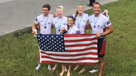 Danielle Hansen mixed four 2017 world championships silver