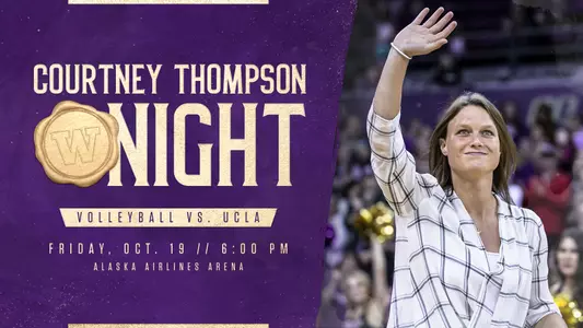 Volleyball Courtney Thompson Night