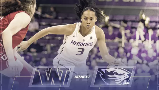 The Huskies host Oregon State on Sunday at 3:00 p.m.