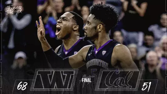 Men's Basketball Defeats California, 68-51