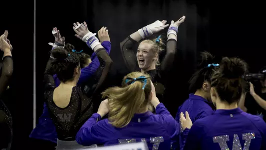 Monica Riley high five