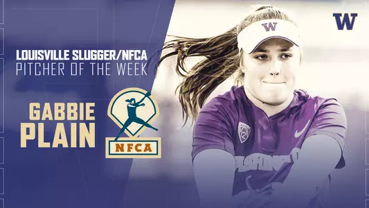 Gabbie Plain NFCA Pitcher of the Week