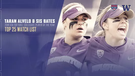 Alvelo and Bates USA Softball Player of the Year