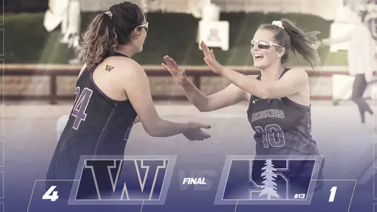 Beach Volleyball Defeats Stanford, 4-1