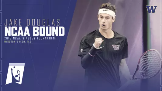 Jake Douglas NCAA singles bound