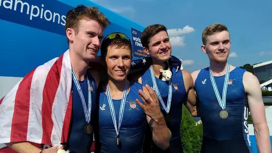 Chase Deitner and LM4x bronze medal