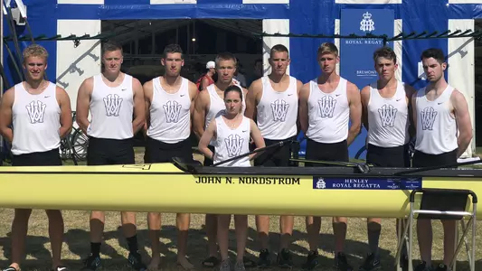 UW men's eight at 2018 Henley