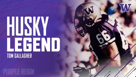 Football Husky Legend Tom Gallagher