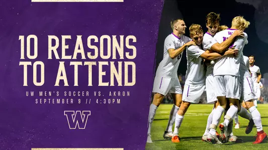 Ten Reasons to attend the men's soccer match vs Akron