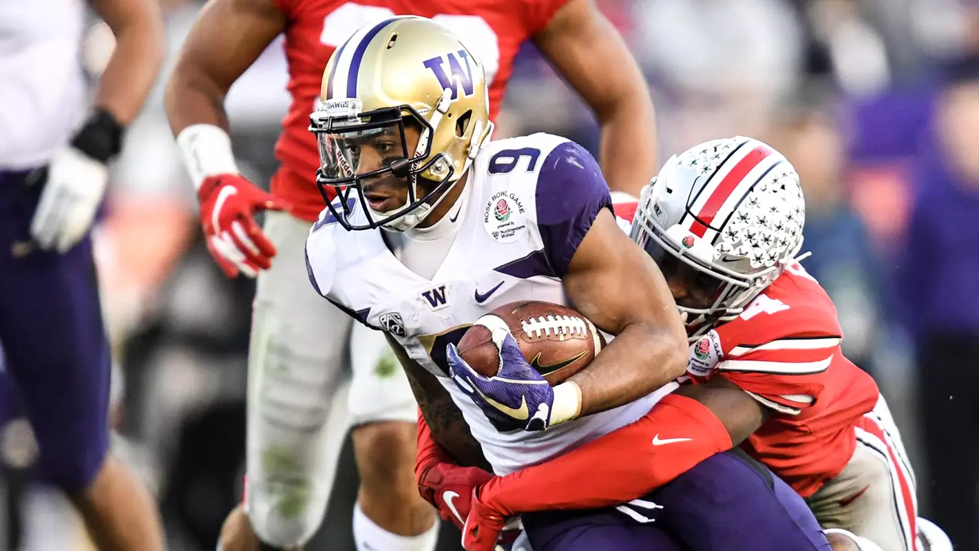 Football Myles Gaskin Rose Bowl
