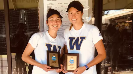 Kopcalic and Gallagher at ITA NW Regionals